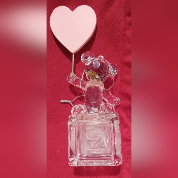 Babys first Christmas Baby Bear word block ornament - Picture 2 of 6